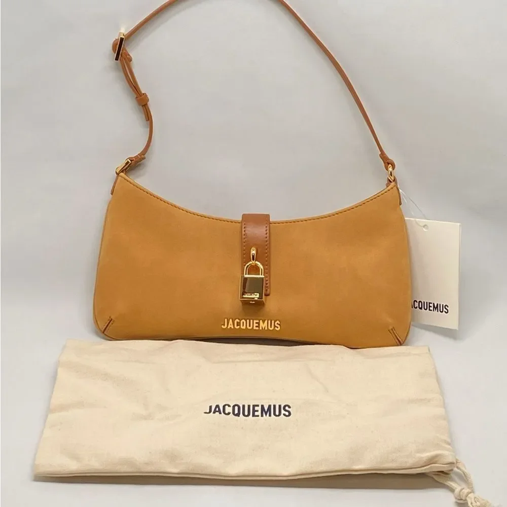 Jacquemus Le Bisou Cadenas Suede Shoulder Bag - Picture 7 of 15